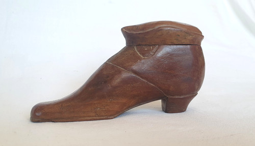 Alte tabakdose schuhform - alte,