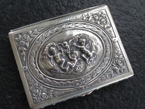 Schnupftabakdose silber 800 - schnupftabakdose,