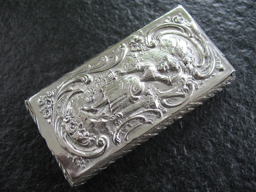 Schnupftabakdose silber 800 - schnupftabakdose,