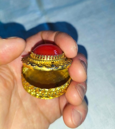 Vintage pillendose tabatiere - vintage,
