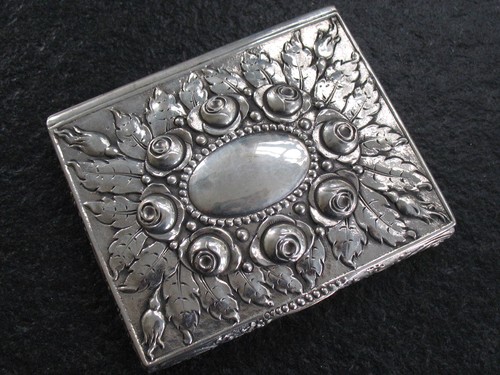 Schnupftabakdose silber 800 - schnupftabakdose,