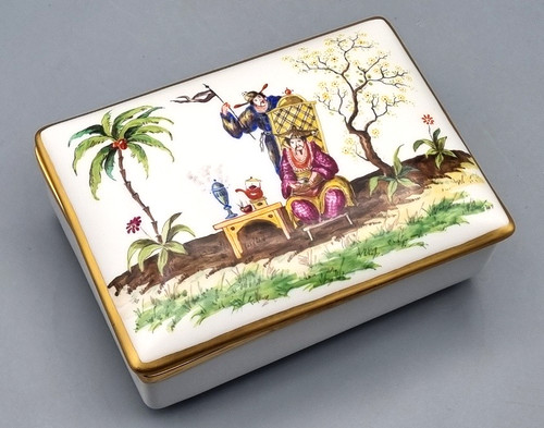 Meissen porzellan tabatiere - meissen,