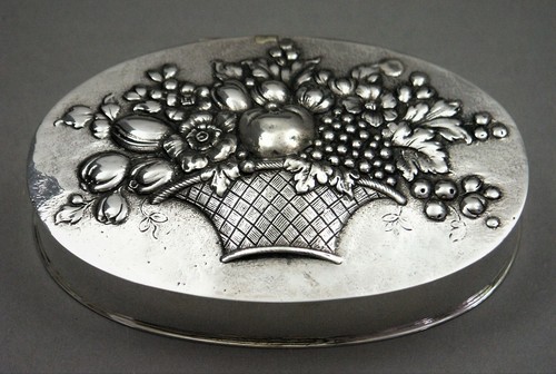 Jugendstil tabatiere silber - tabatiere,