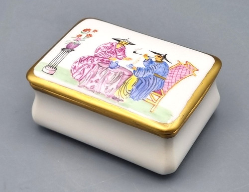 Meissen porzellan tabatiere - porzellan,