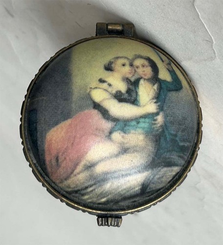 Kleine porzellan dose - kleine,