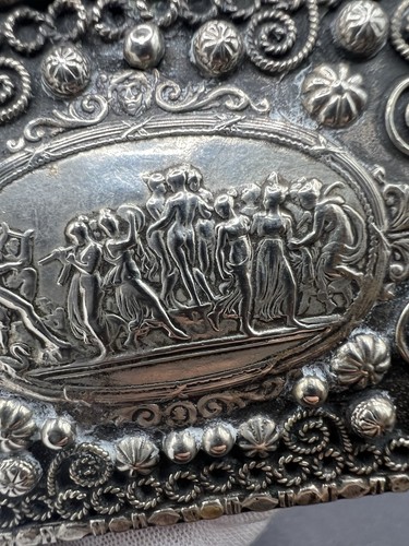 Antike jugendstil silber - silber, dose