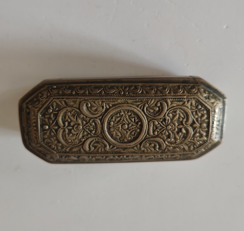 Barocke tabatiere messing - barocke,