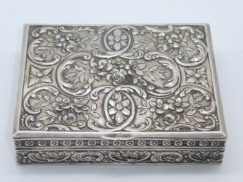 Tabatiere hanauer silber karl - tabatiere,