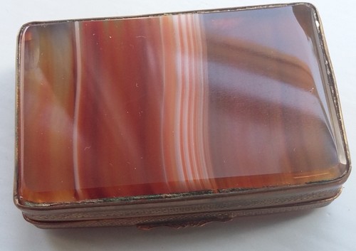 Achat schnupftabakdose - achat,