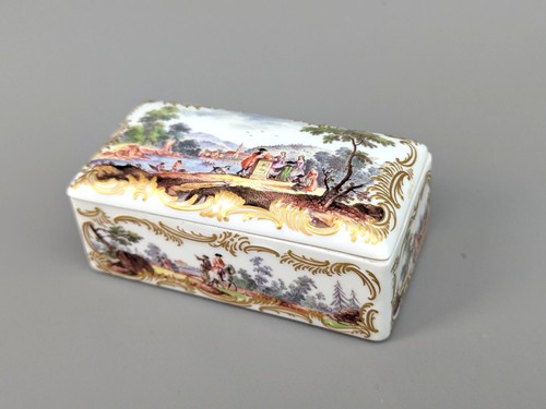 Meissen tabatiere mit - meissen,