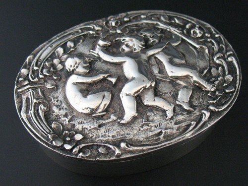 Schnupftabakdose silber 800 - schnupftabakdose,