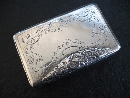 Schnupftabakdose silber lot - schnupftabakdose,