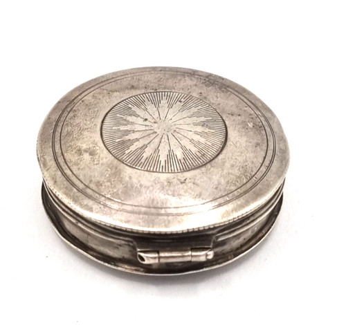 Antik 833er silber pillendose - antik,
