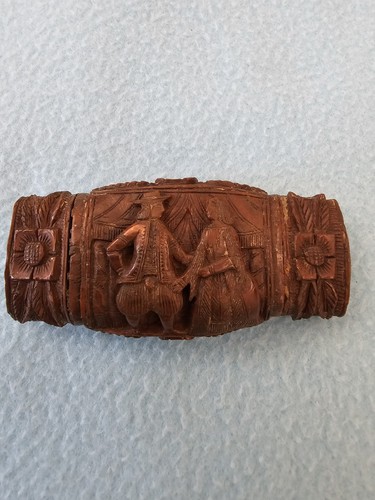 Tabakdose aus korkholz - aus,