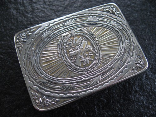 Schnupftabakdose silber 800 - schnupftabakdose,