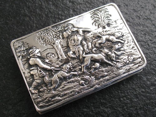 Schnupftabakdose silber 800 - silber,